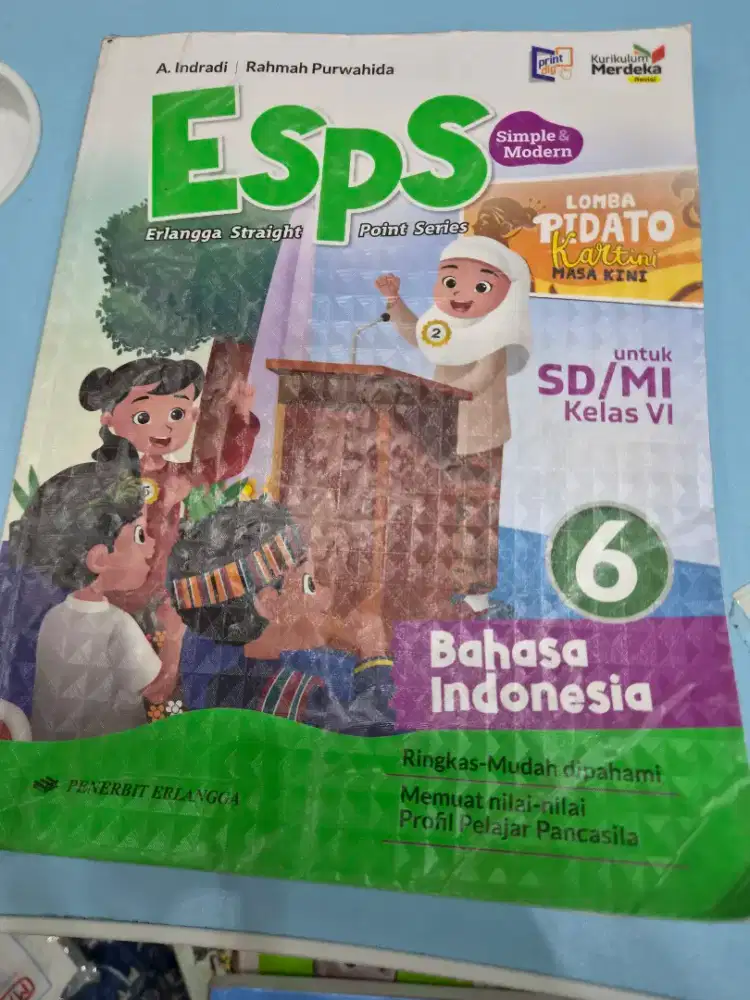ESPS BAHASA INDONESIA 6 ( tersedia kelas 1 sd 6)