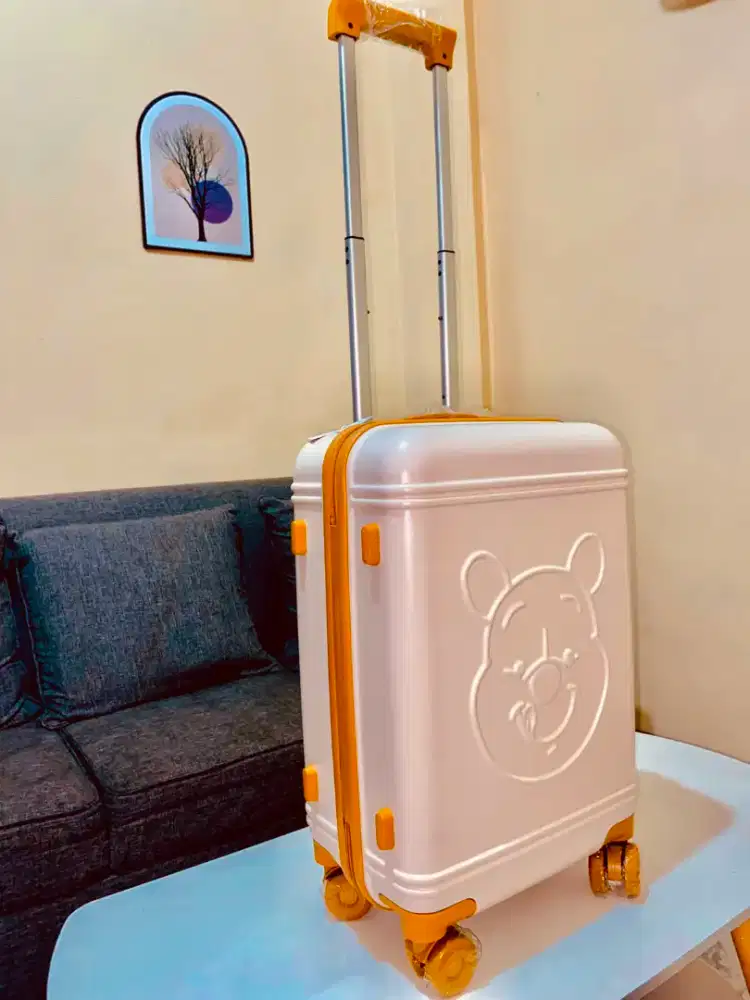 Jual koper kabin 20, merk winnie the pooh