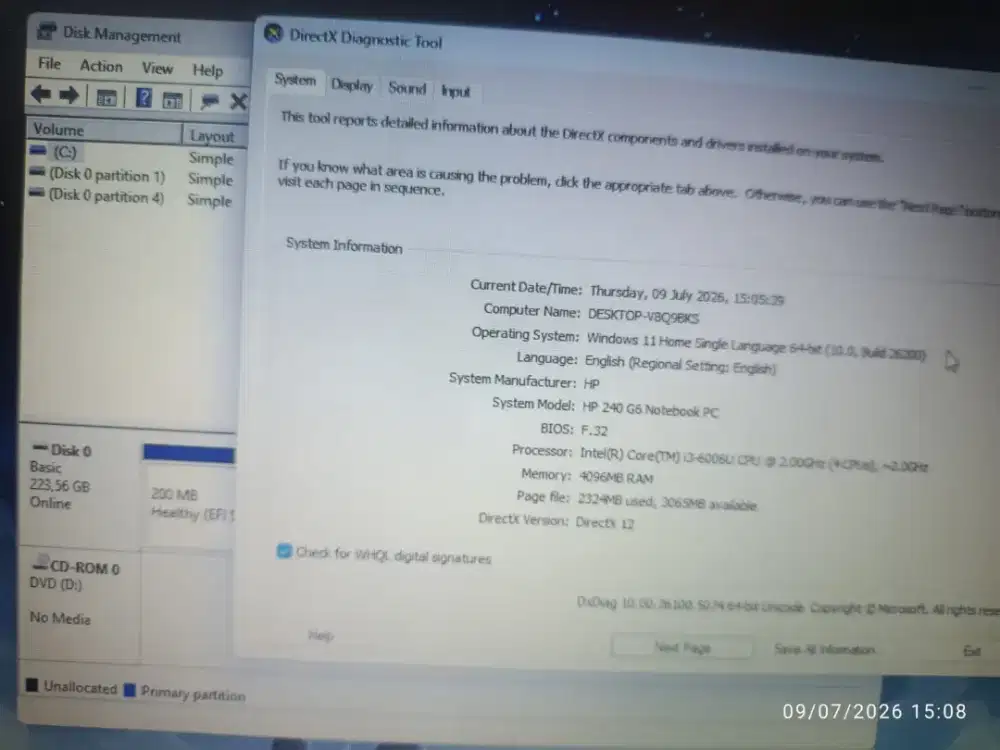 Laptop Hp 240 G6