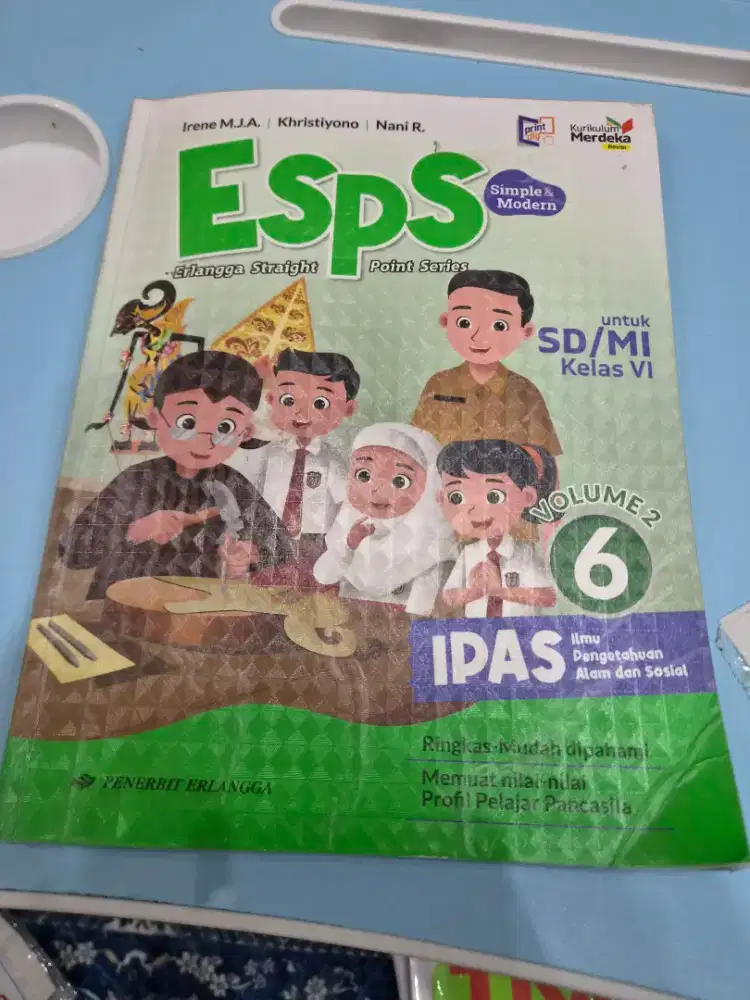 ESPS IPAS 6 Volume 1 dan 2 (tersedia mulai kelas 4 sd 6)