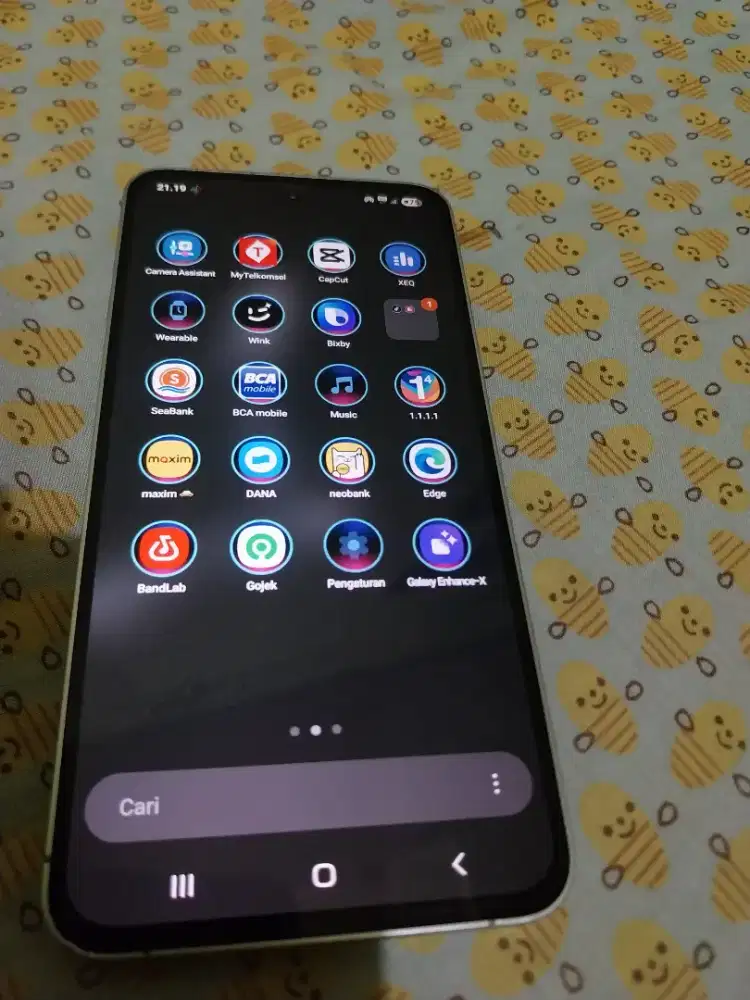 jual cpt Samsung S24 FE  8/512 tipe terti