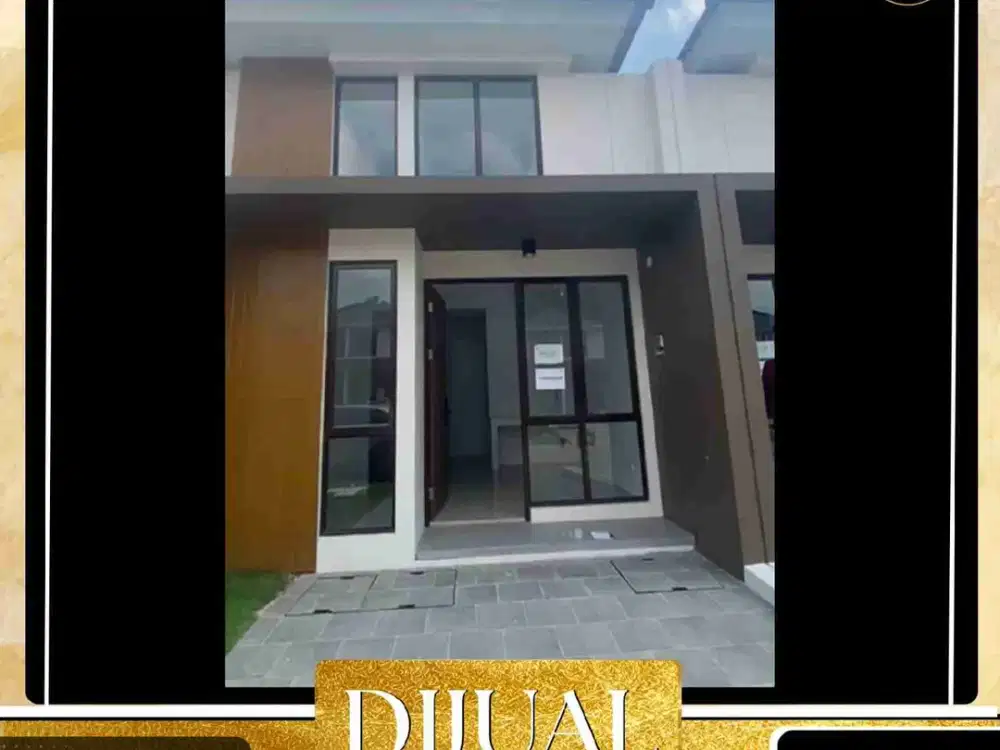 DIJUAL RUMAH BARU LUAS 60 M² (GAND3NG/ DAPAT DIBELI TERPISAH) DI CITRA GARDEN SERPONG CISAUK