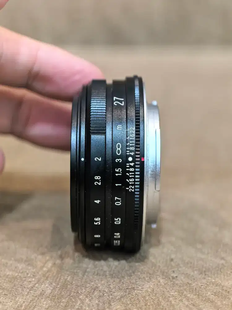 Voigtlander Ultron 27mm F2.0 X-Mount Fujifilm Fullset Mint Condition