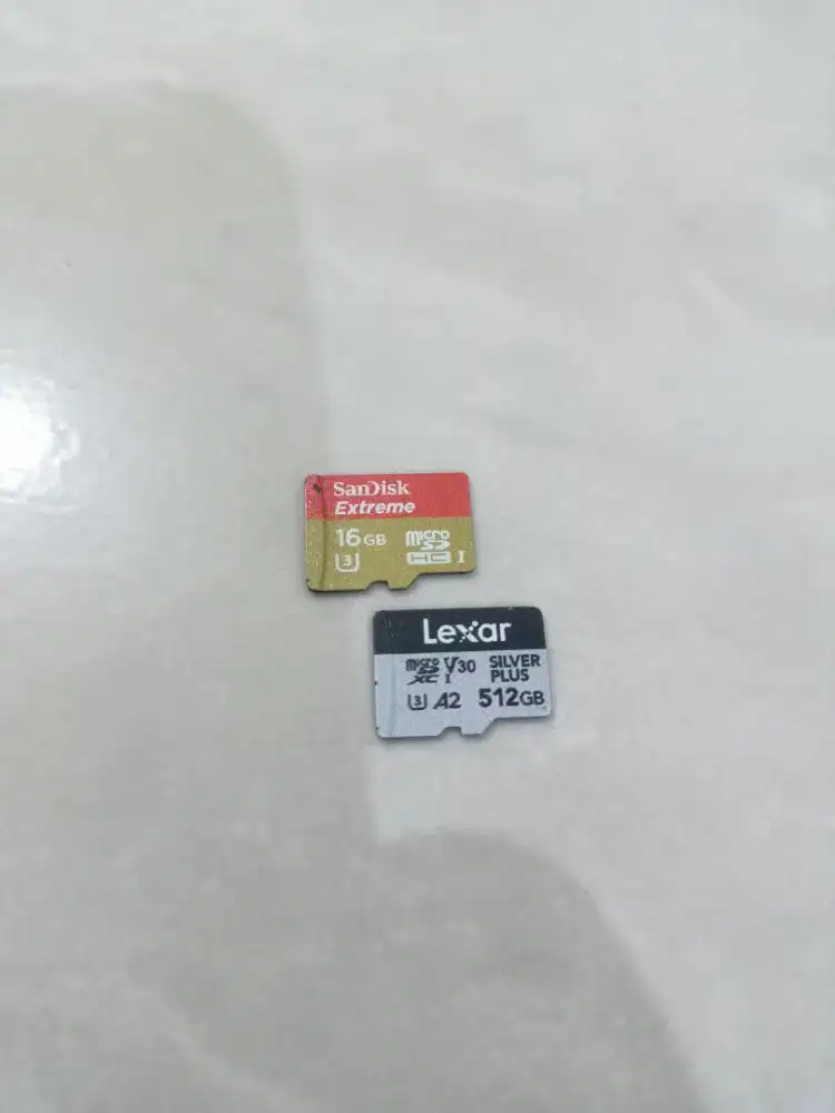 Micro SD Lexar 512GB Silver Plus (Free Sandisk 32GB) ORIGINAL