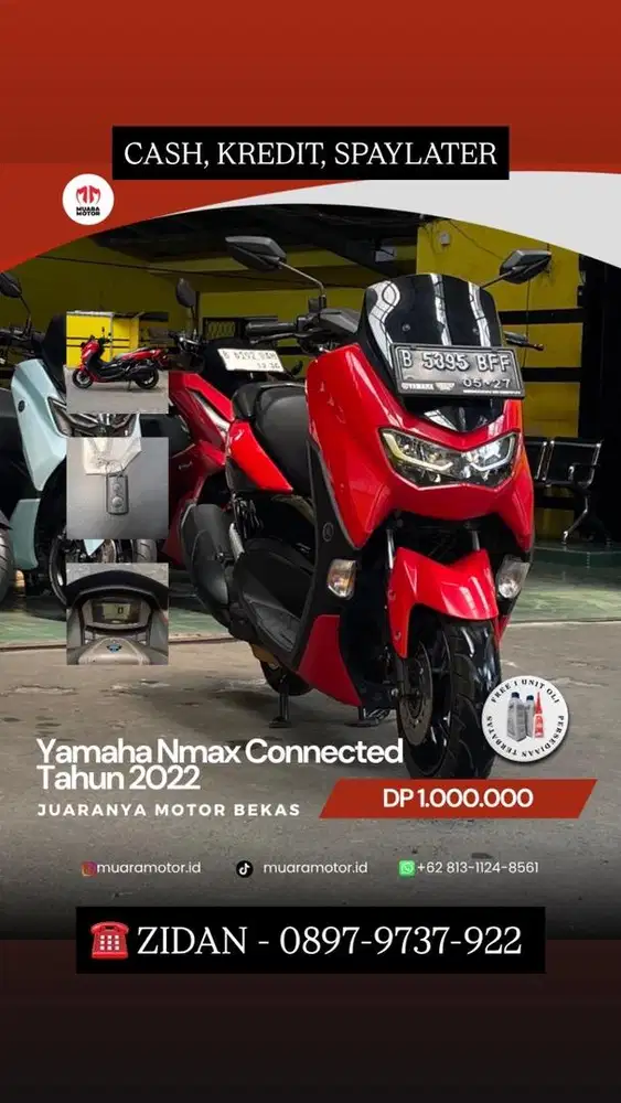 YAMAHA NMAX CINNECTED 2022 SIAP PAKAI !!!
