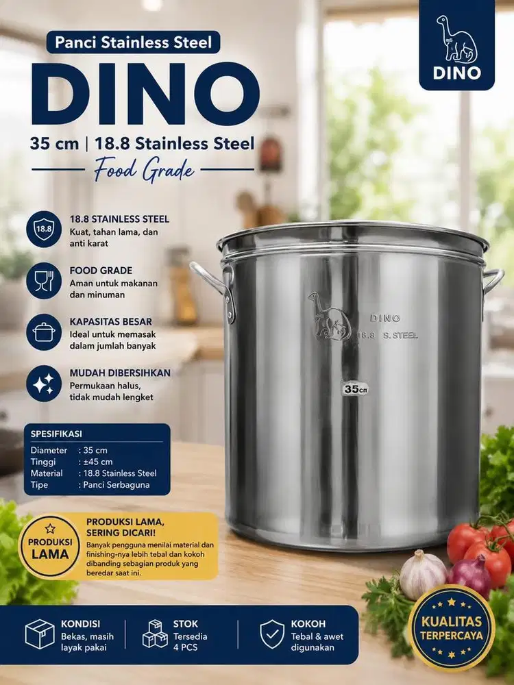 PANCI Stainless steel dino
