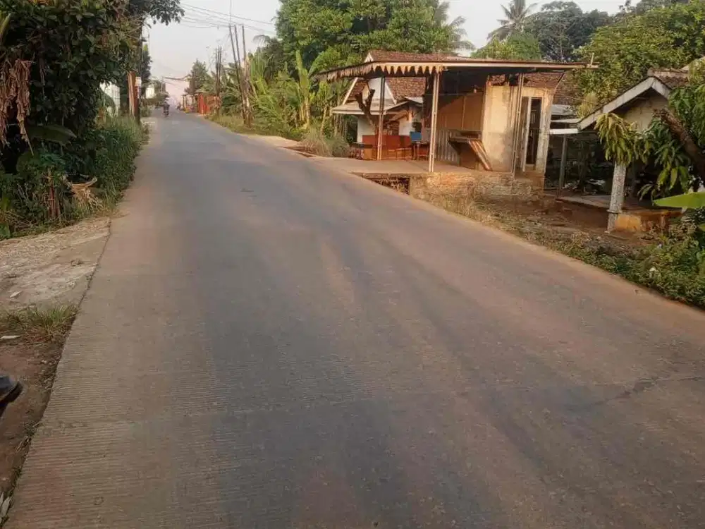 TANAH MURAH DAN STRATEGIS DI JALAN RAYA UTAMA DESA PABUARAN KEC GUNUNG SINDUR BOGOR