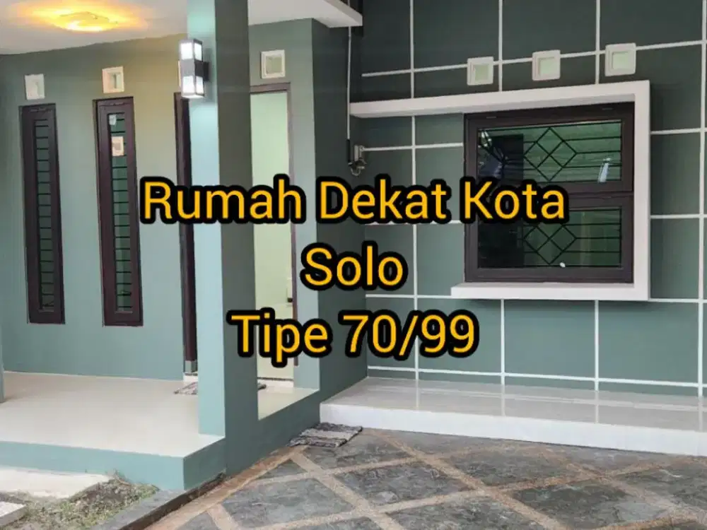 RUMAH SOLO GENTAN PURBAYAN BALI SUKOHARJO