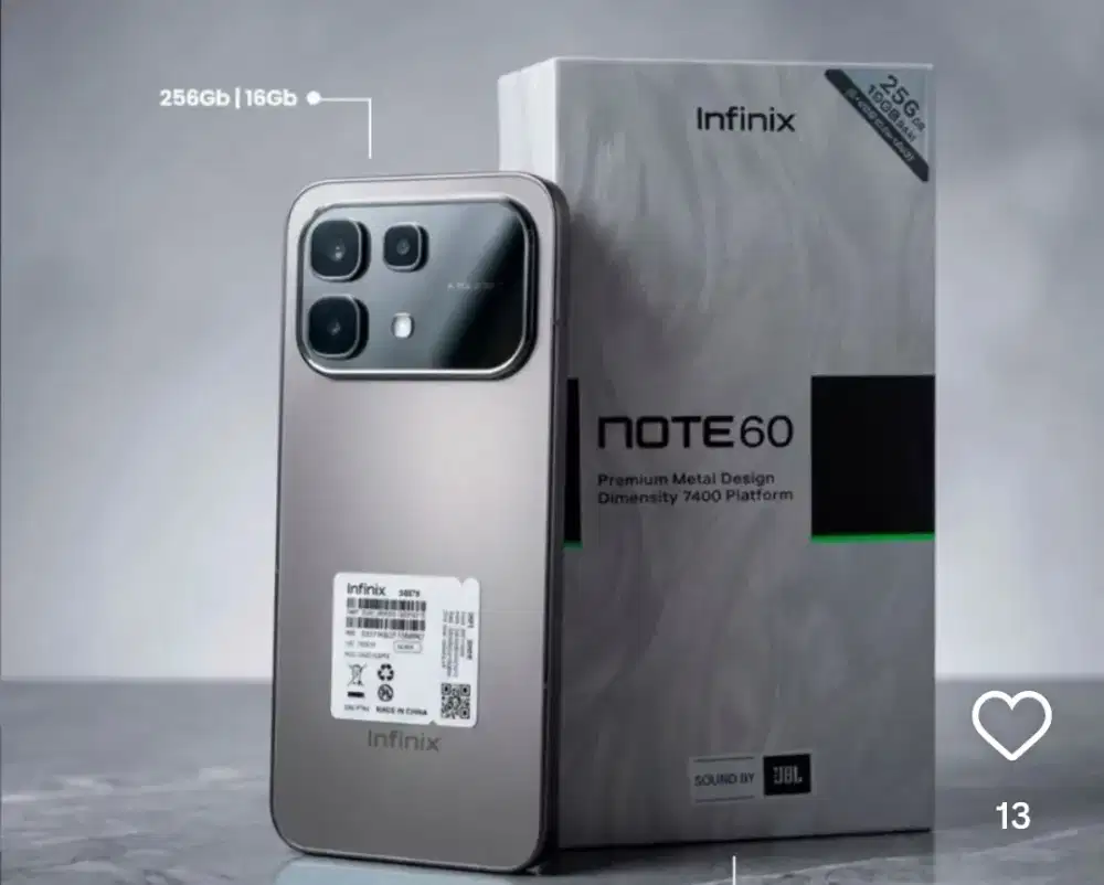 INFINIX NOTE 60 16/256GB 'ATLANTIS DAHSYAT'