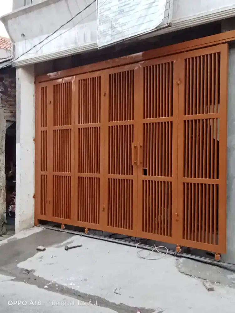 Pagar lipat minimalis