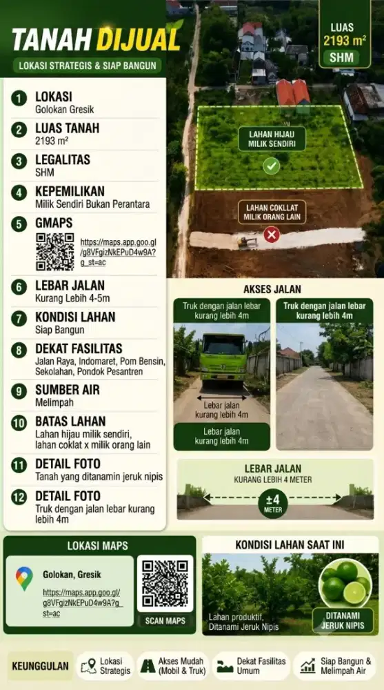 JUAL TANAH AREA GRESIK