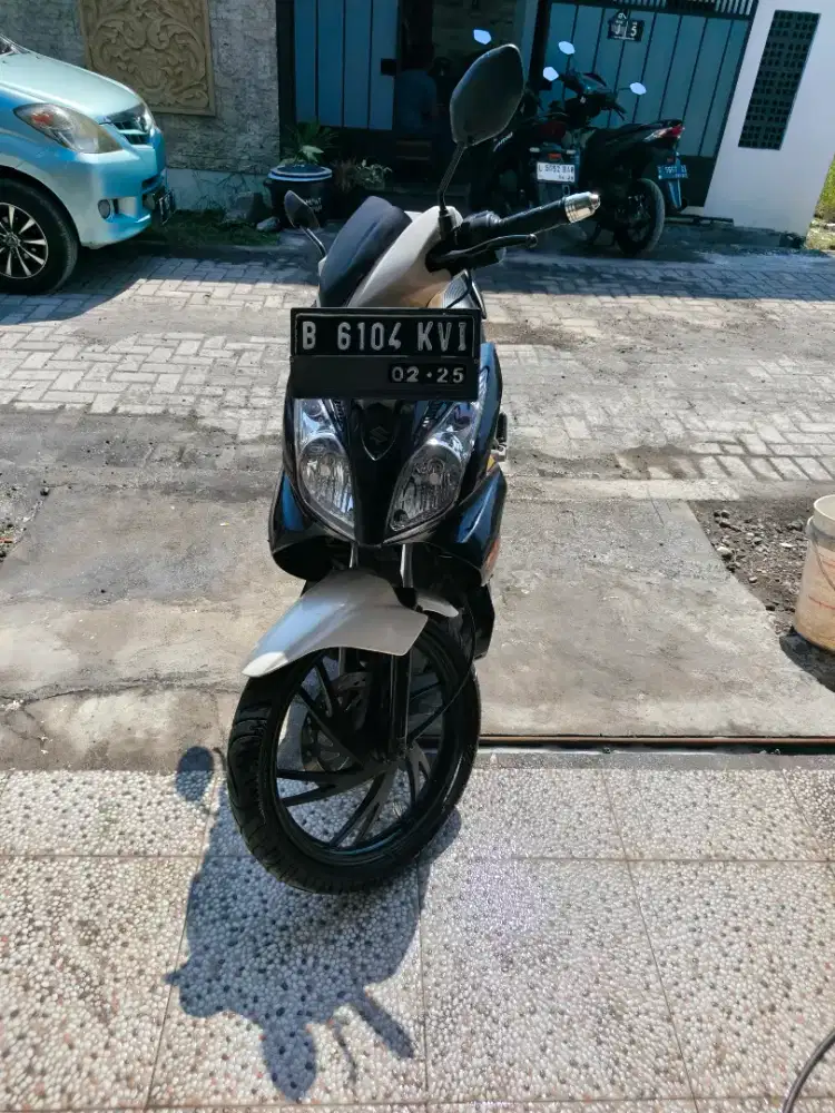 Suzuki Skywave normal starter hidup