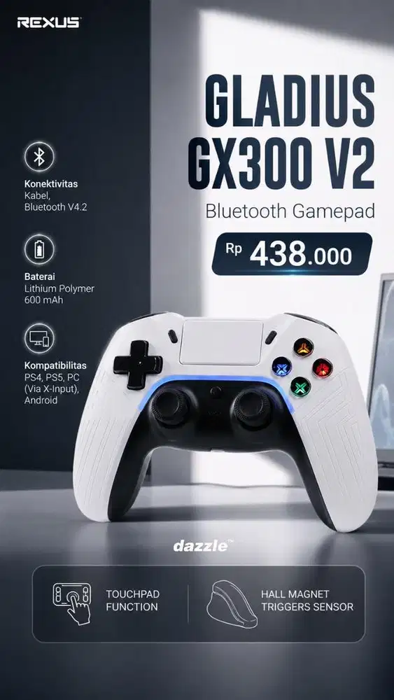 Gladius GX300 wireless gamepad