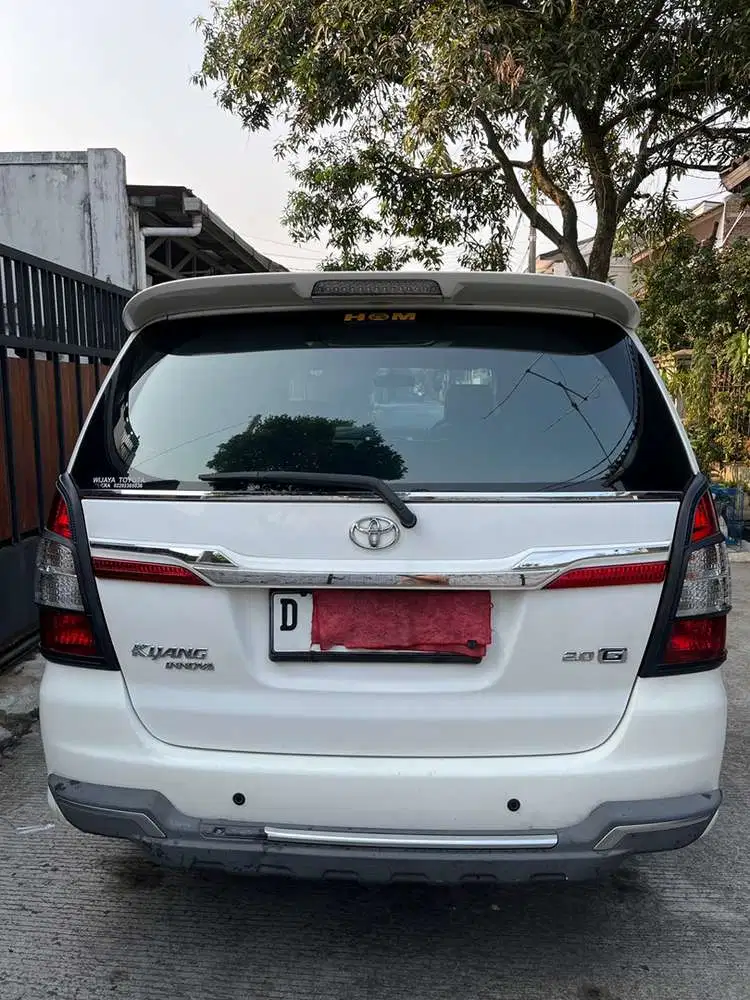 Toyota Kijang Innova 2015 MATIC White Putih Km Rendah