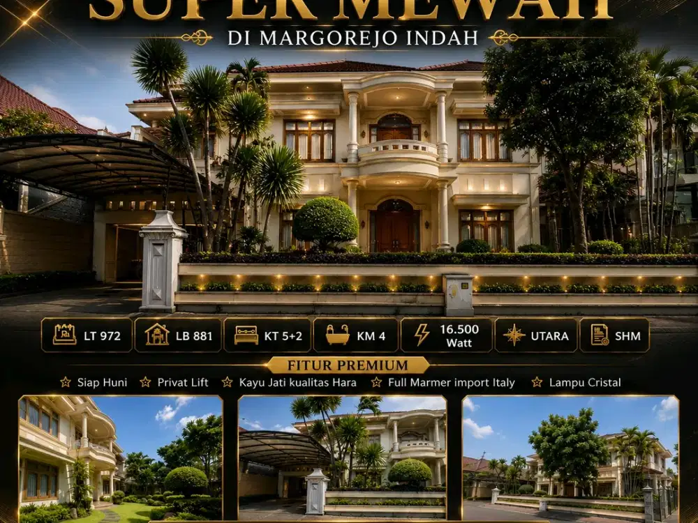 MURAH JUAL CEPAT MEWAH MARGOREJO INDAH