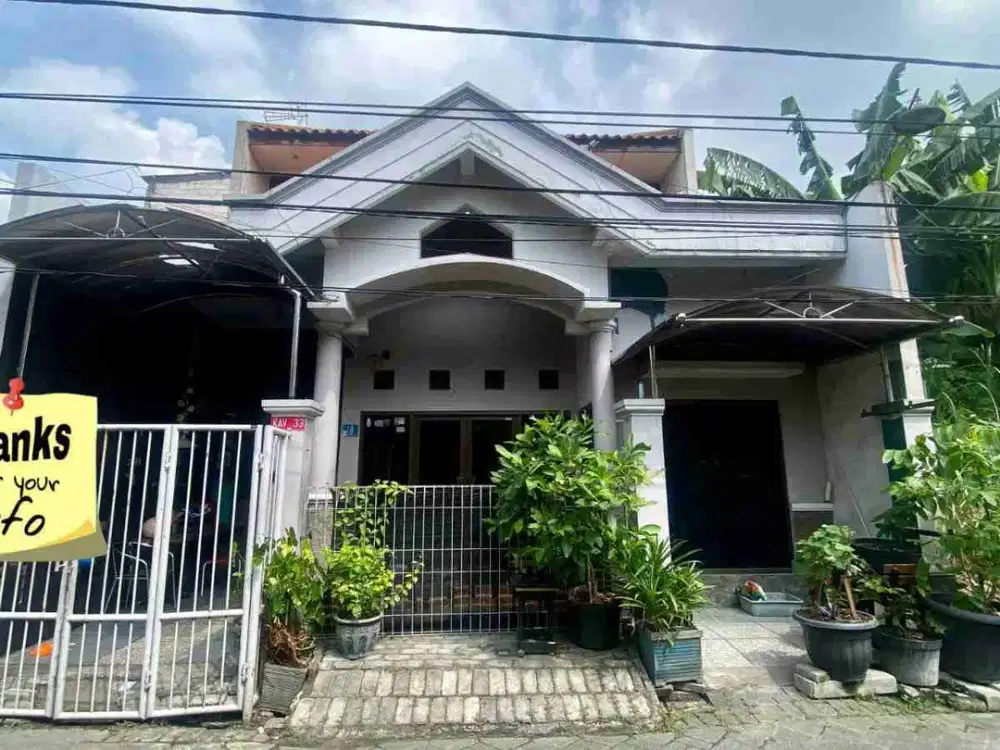 ‼Rumah Siap Huni Jambangan Dekat Al-Hikmah Masjid Al-Akbar‼