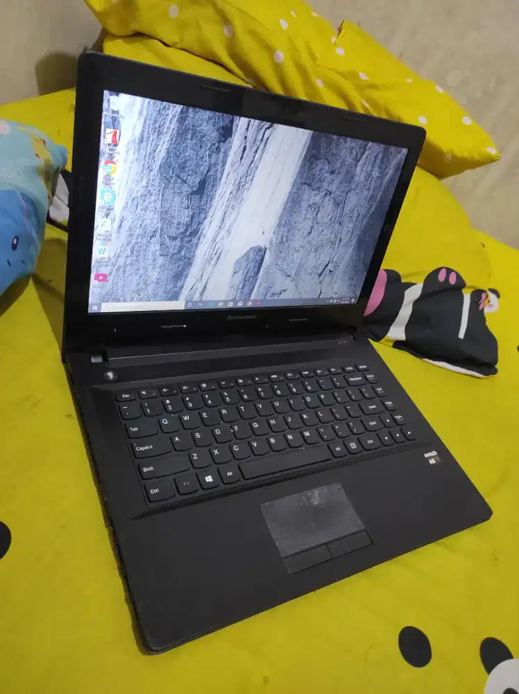 Laptop lenovo slim baterai 2jam++