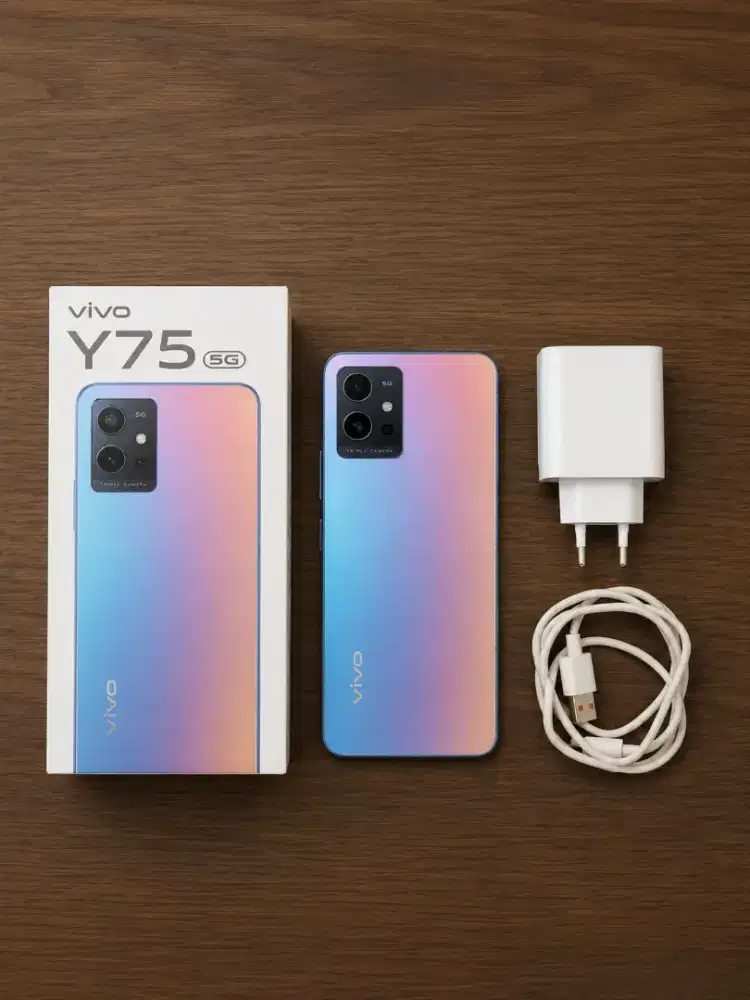 (BISA TT) HP VIVO Y75 (5G) 8/128GB FULLSET ORI