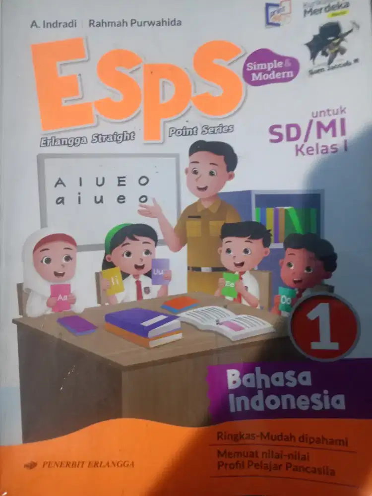 Buku Pelajaran ESPS Bahasa Indonesia Kelas 1