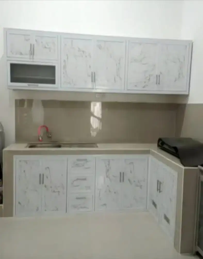 Kitchenset almunium acp ,anti rayap anti rapuh ,tahan air / pm
