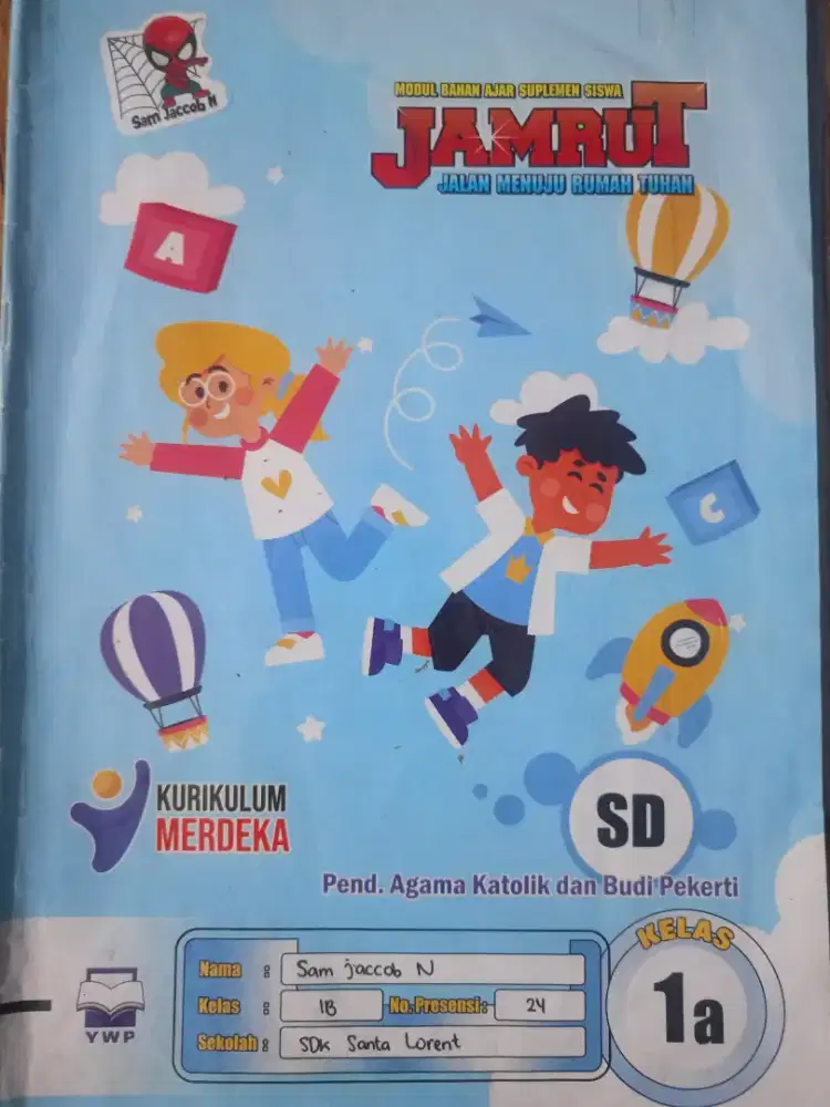 Buku Pelajaran Jamrut Agama Kelas 1
