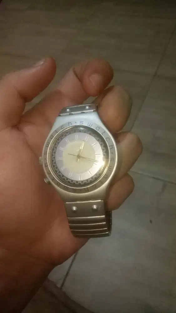dijual jam swatch irony vintage loomi original