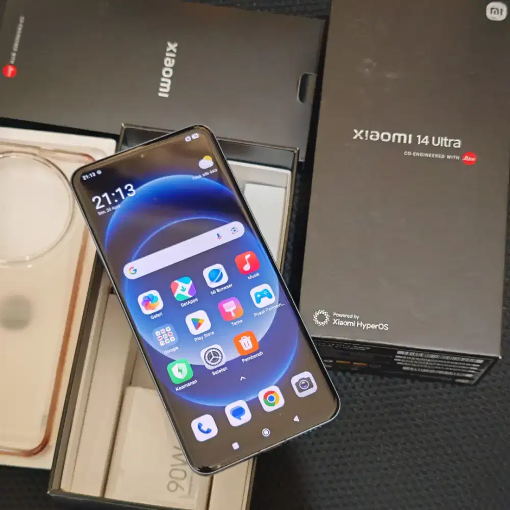 Xiaomi 14 Ultra 5G 16/512 Resmi Bea Cukai Mulus Fullset Ori
