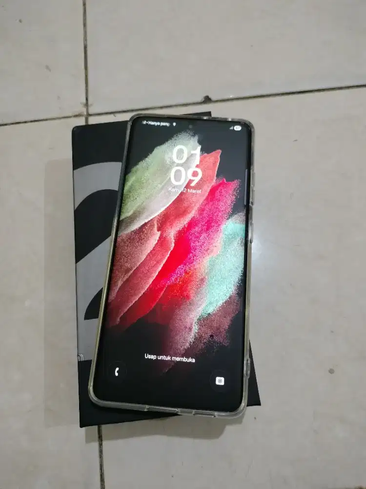 Dijual hp samsung s21 ultra, ram 12/256Gb, fullset !