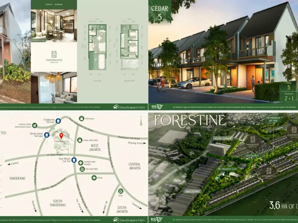 Forestine DP 114 Jt CitraGarden City Jakarta Barat (Where Living Feels Natural Again)