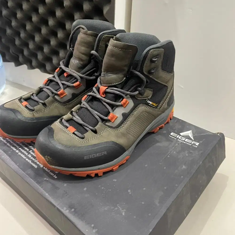 Sepatu Hiking Eiger Mamba Mid ORI- Cordura Vibram