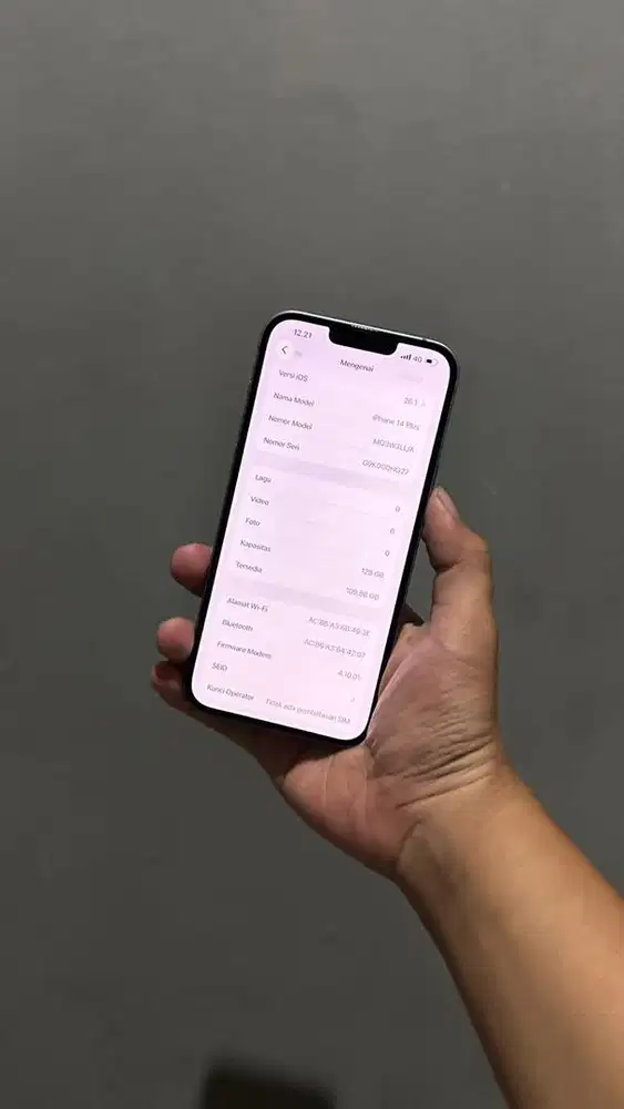 Iphone 14 plus 128 (Blue) inter All operator