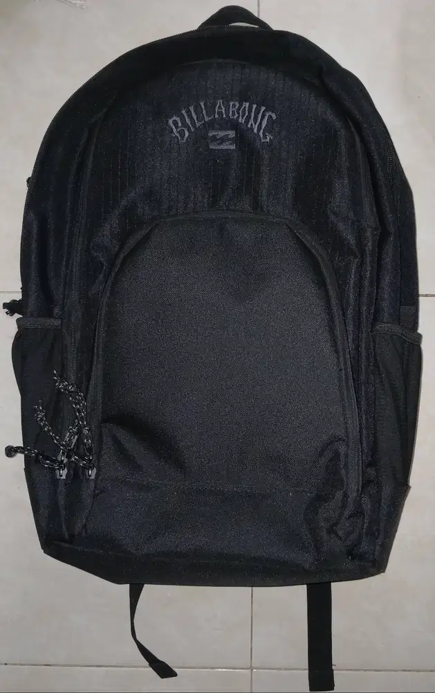 Billabong Young Mens Command Black Backpack Tas Ransel
