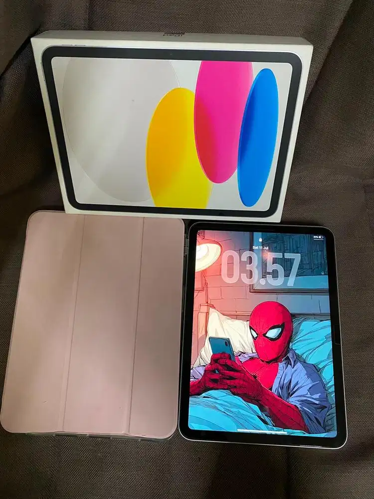 IPAD GEN 11 128GB IBOX SILVER PEMAKAIAN BARU 1 BLN LIKE NEW GRANSI ON