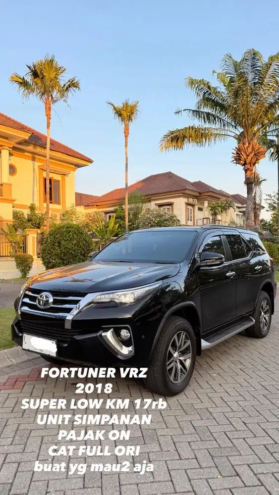 Fortuner VRZ 2018 Super Low Km 17rb only