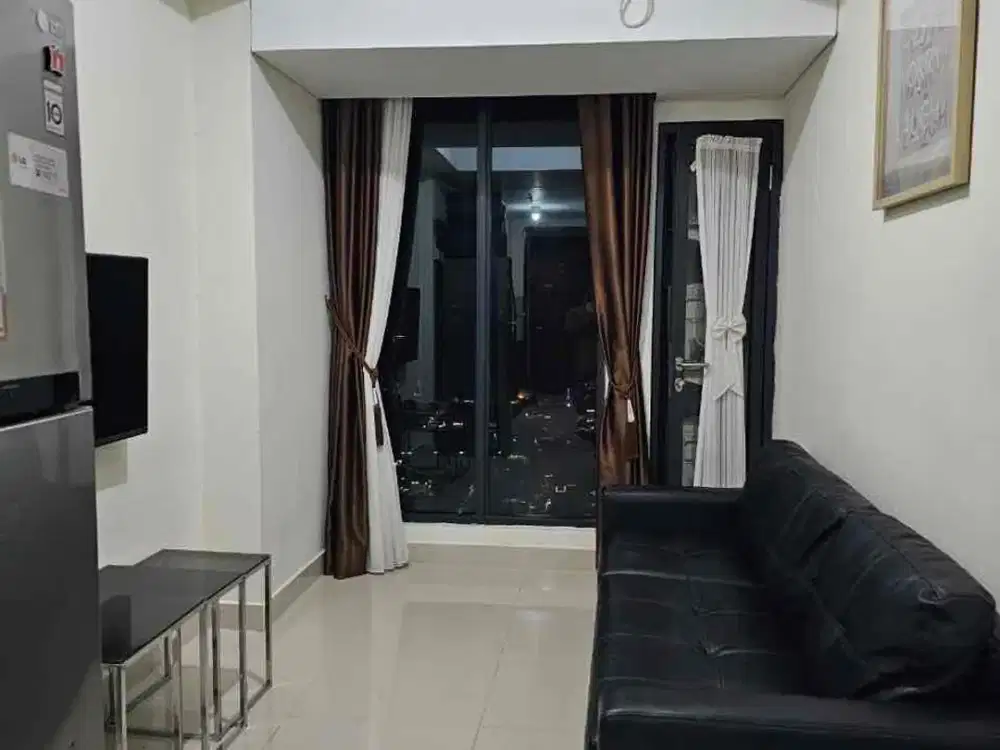 DIJUAL BUTUH UANG POLLUX HABIBIE 2 BEDROOM FULL FURNISH