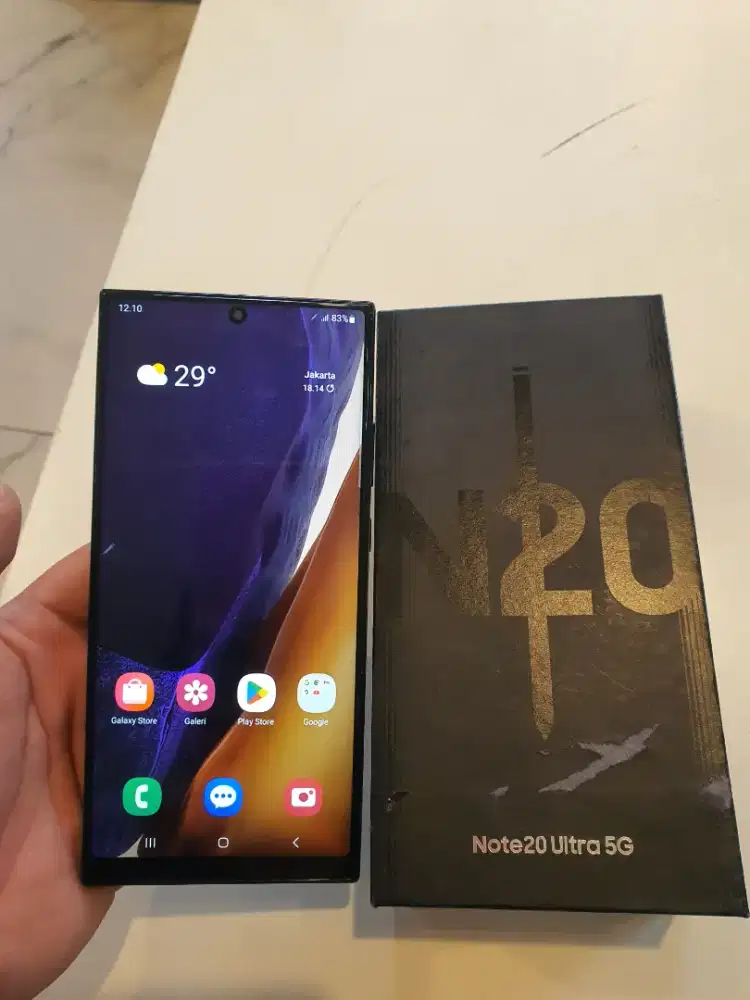 Samsung Galaxy Note 20 Ultra (Sein)
Ram 8/256