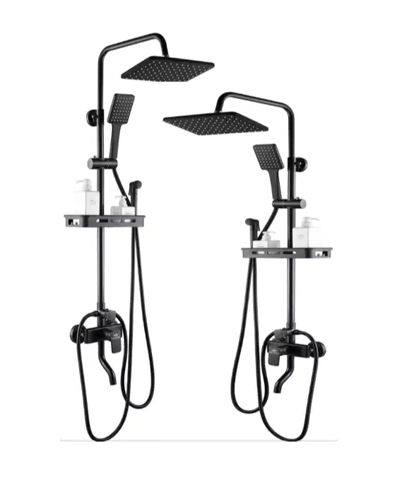 Shower Set Tiang Column 4-in-1 Merek Lenodi