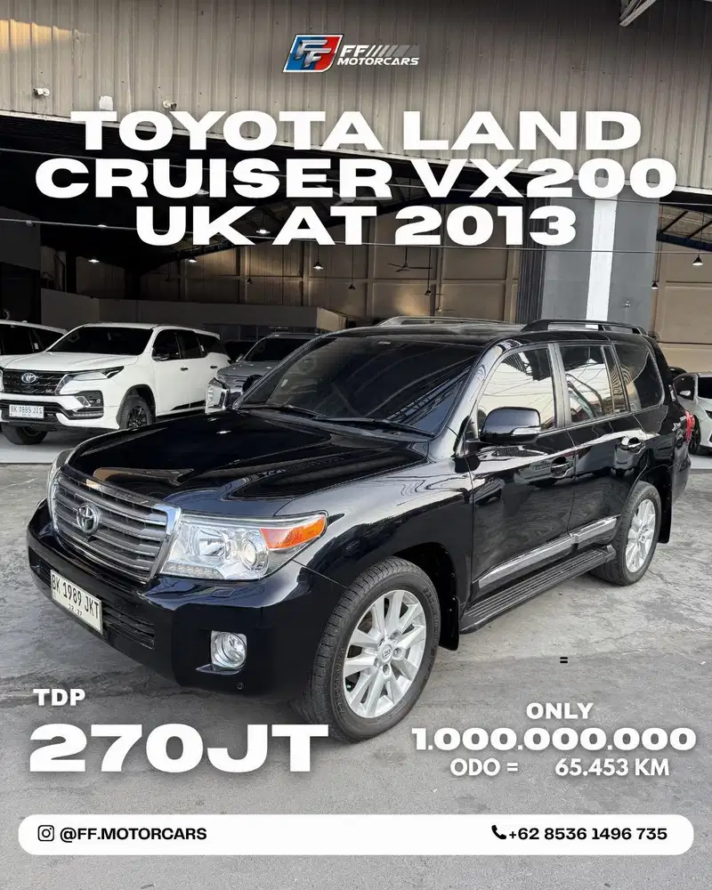 Toyota Land Cruiser VX200 UK AT 2013.