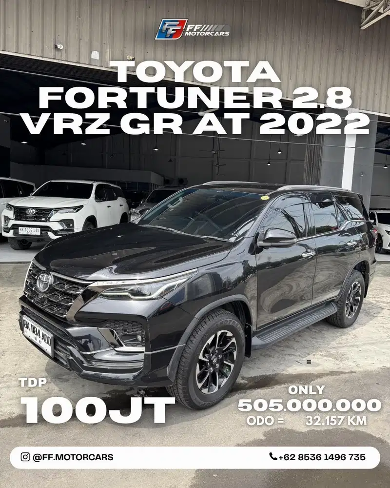 Toyota Fortuner 2.8 VRZ GR AT 2022.