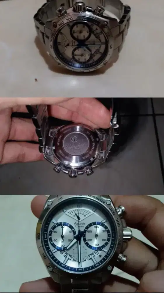 Jam Tangan Alexander Christie Asli Seri 141Y152MC Kronograf
