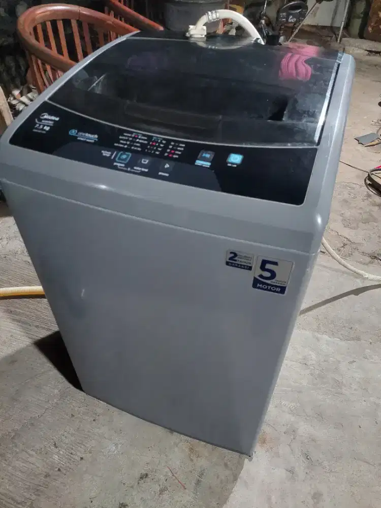Mesin Cuci Otomatis Midea kap7,5kg Normal semua fungsi full otomatis