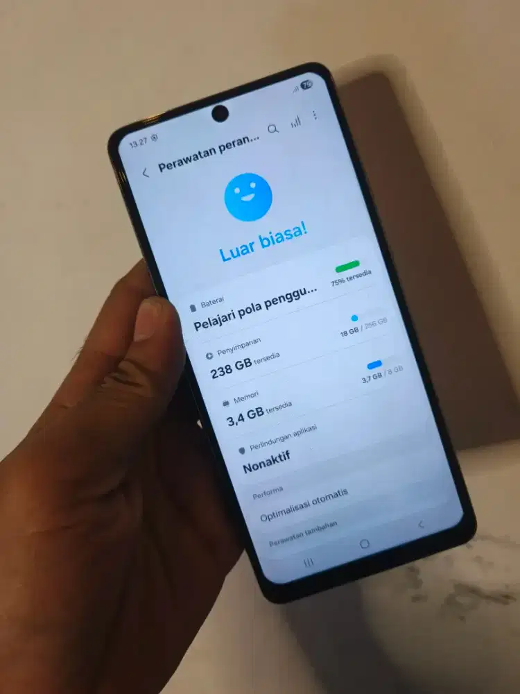 Samsung a73 8/256 lengkap