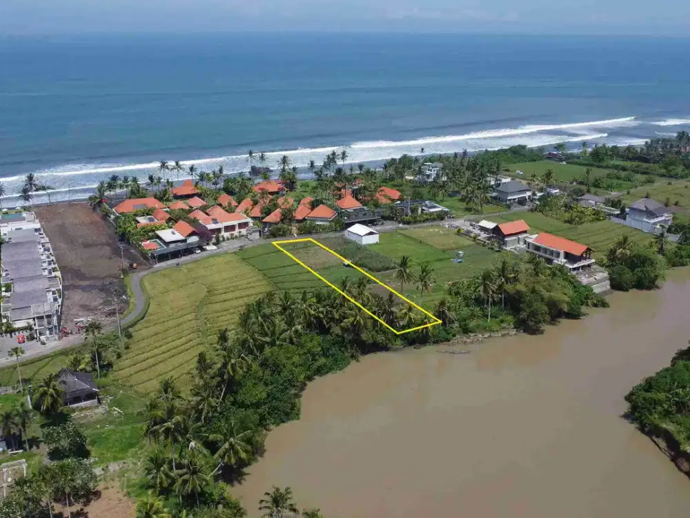Tanah 15 Are Bisa Untuk Resort Villa/ Resto di Sisi Pantai Pasut Tabanan