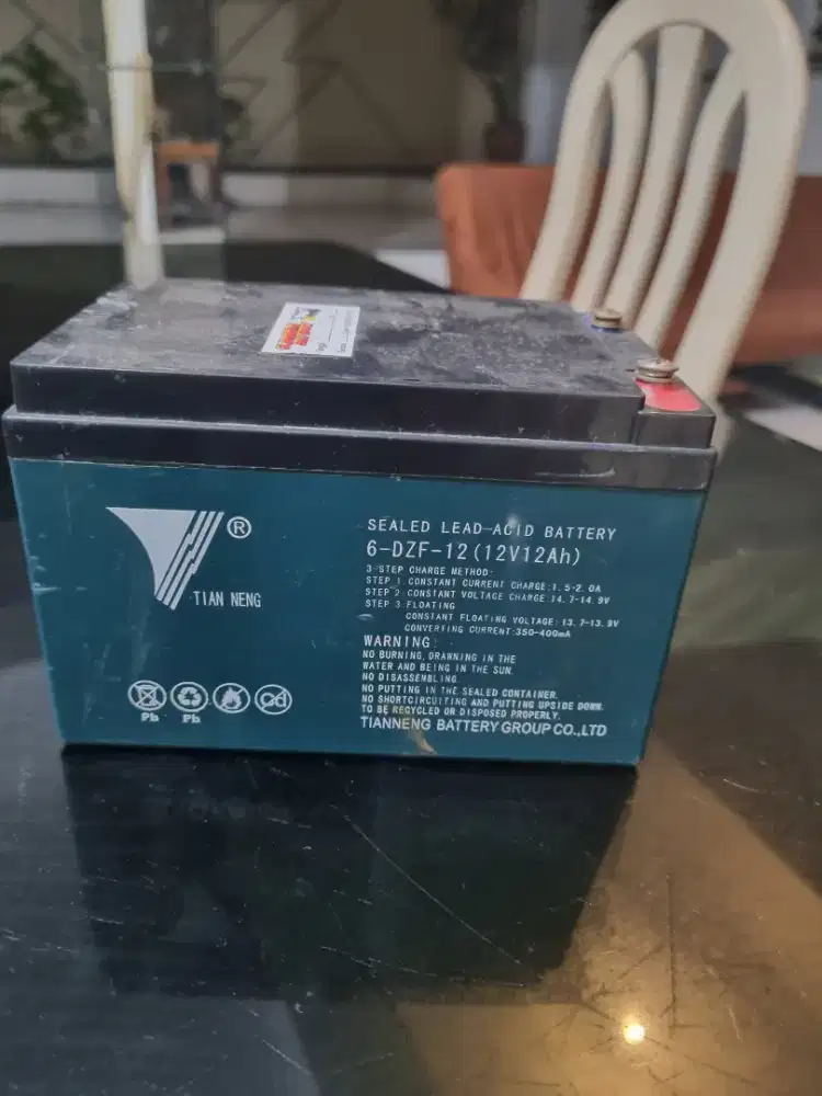 Aki second sepeda Seliss 12 V 12 A=80 %