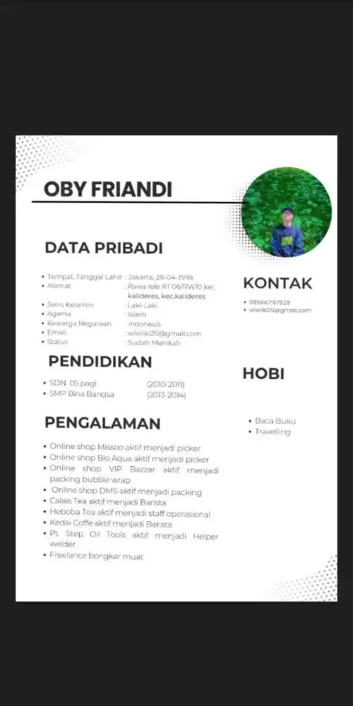 Cari pekerjaan  yg dibutuhkan