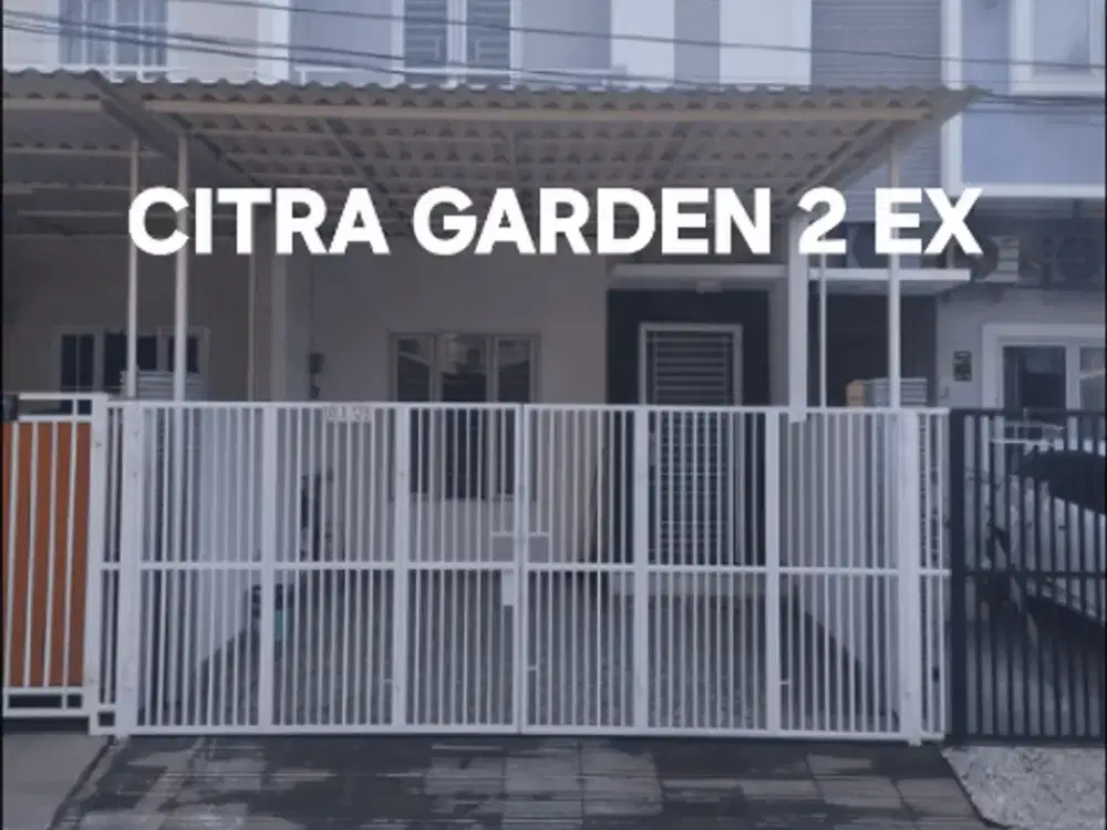 Dijual Rumah Citra garden 2 ex, 4.5 x 13, 58 m2, 2 lantai, 3 kt, 2 km, hdp timur