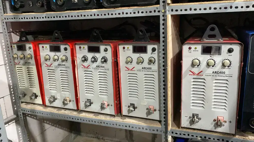 MESIN LAS BEKAS MMA 400A 3 PHASE WEIRO LISTRIK INVERTER IGBT DC WEIRO
