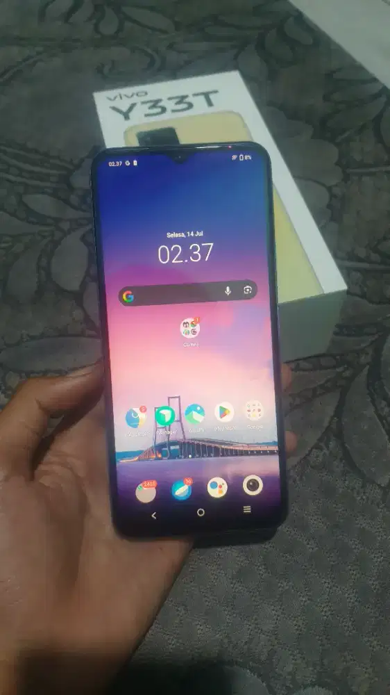 Vivo y33t 8+4/128gb