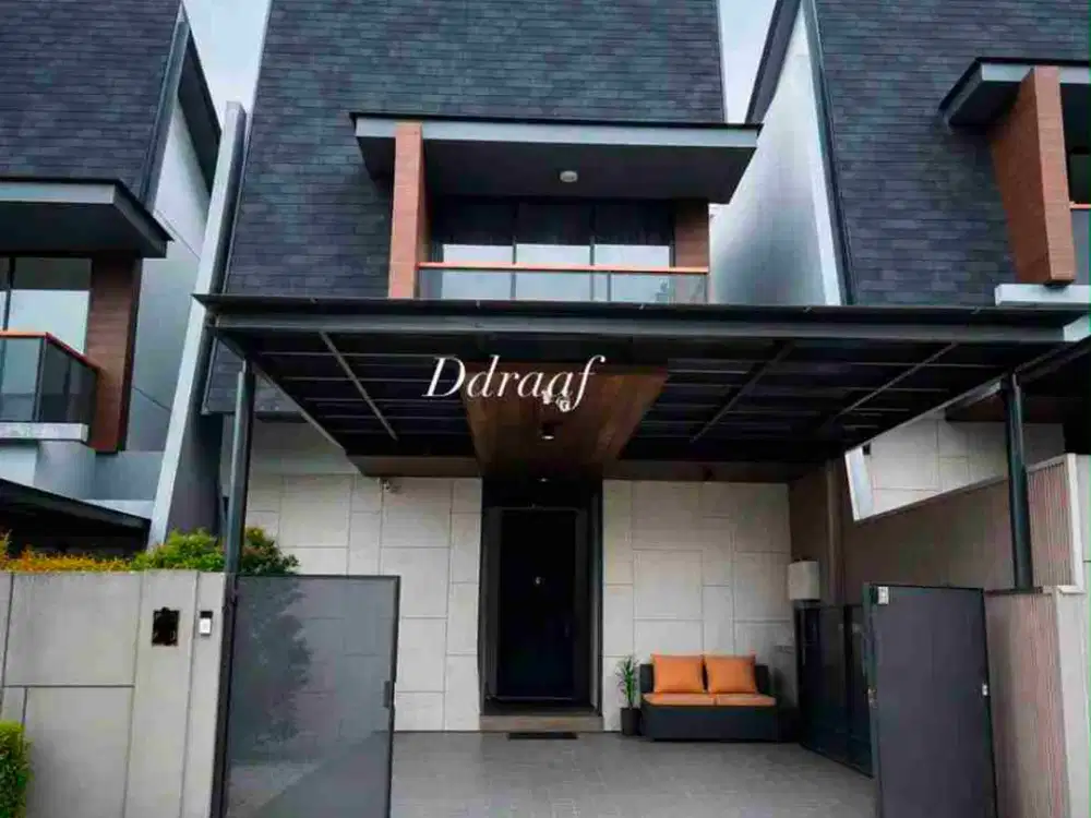 Dijual Rumah Bukit Golf Boulevard Cibubur, Rumah 2 Lantai Full Furnish Dekat Akses Toll Jatikarya