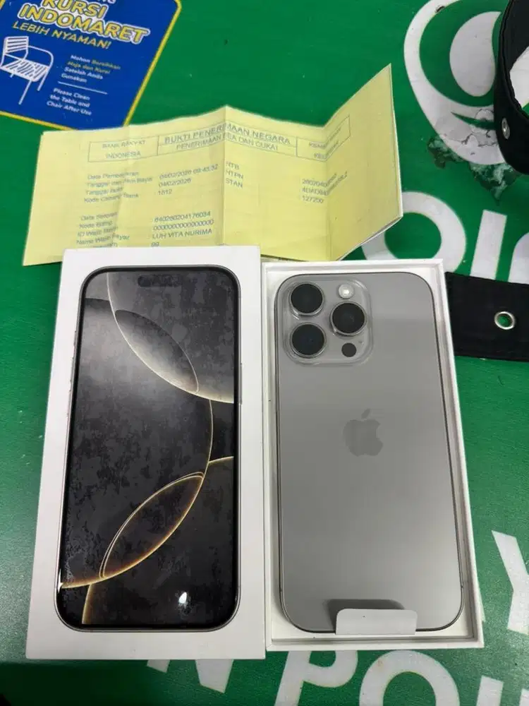 Iphone 16 pro 128 Resmi anti blokir